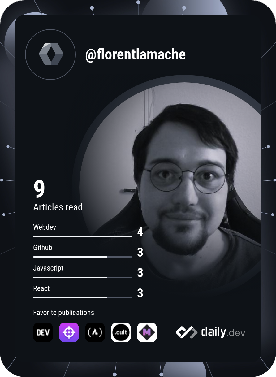 Florent Lamache's Dev Card