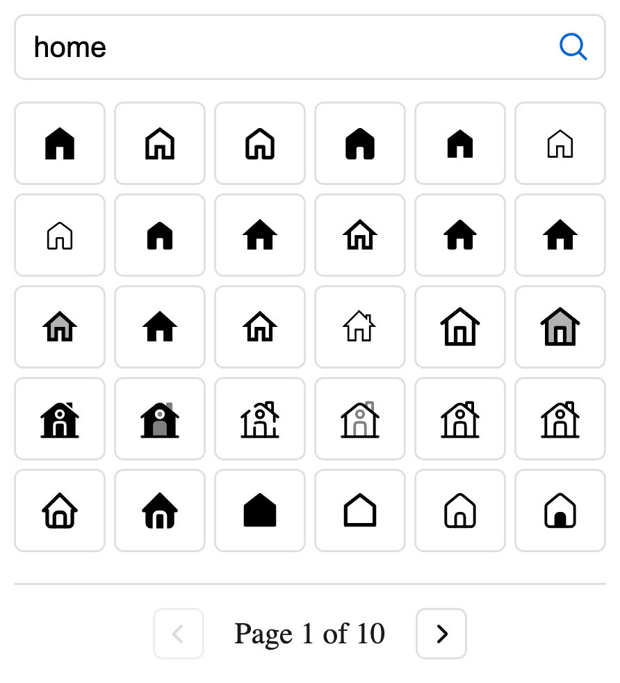 Iconify Icon Picker Screenshot