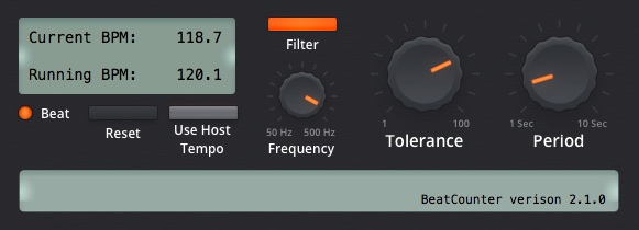 BeatCounter User Interface