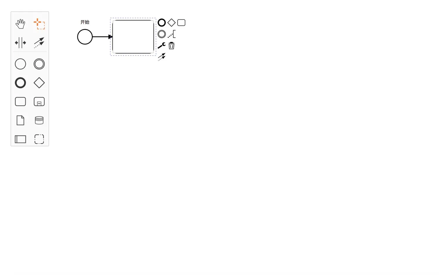  bpmn-js 最原始的样子