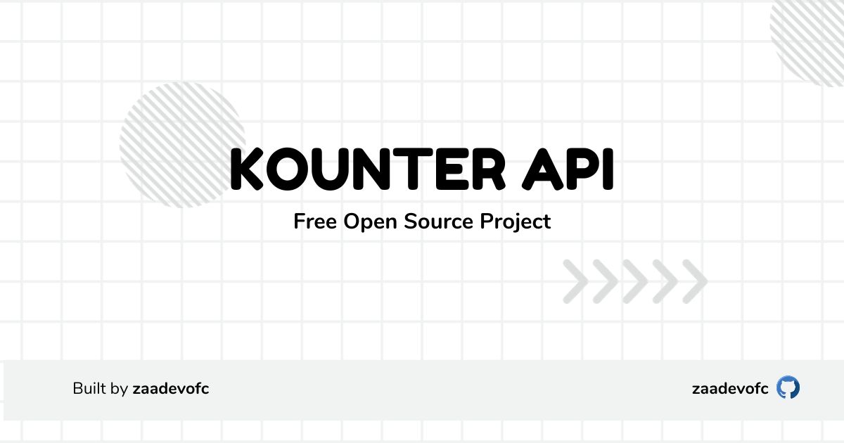 Kounter APi | Free Counter Web APi | CouterAPi Alternative