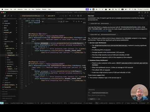 Code review with Digma MCP