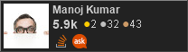 Manoj Kumar on Stack Exchange