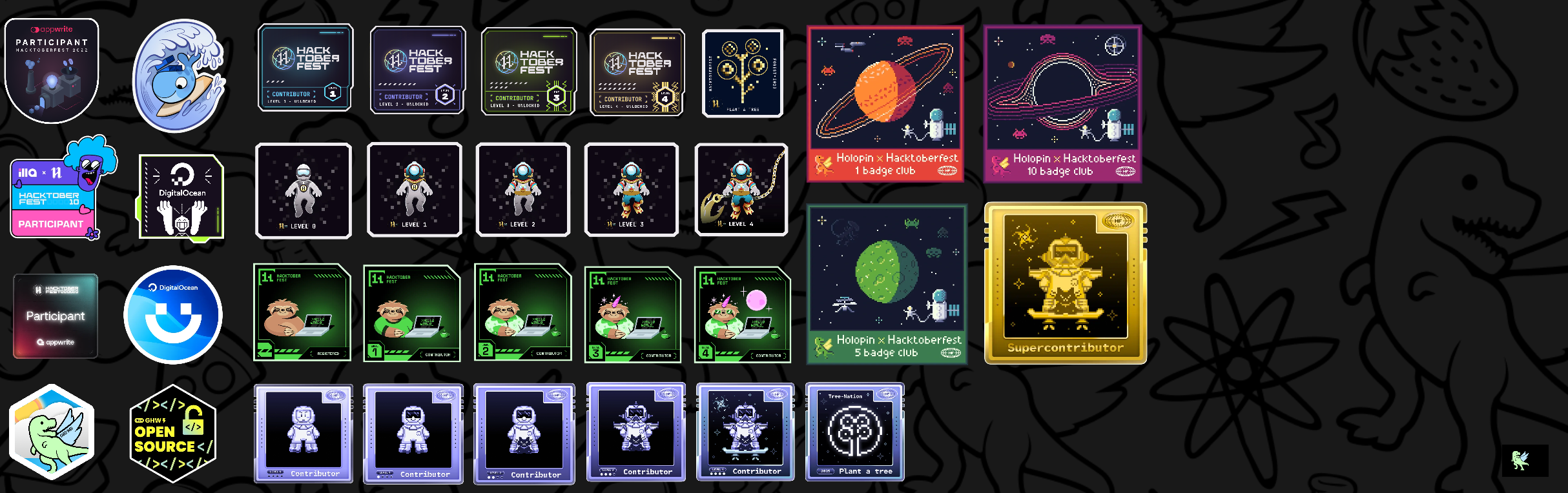 @dennexequiel's Holopin board