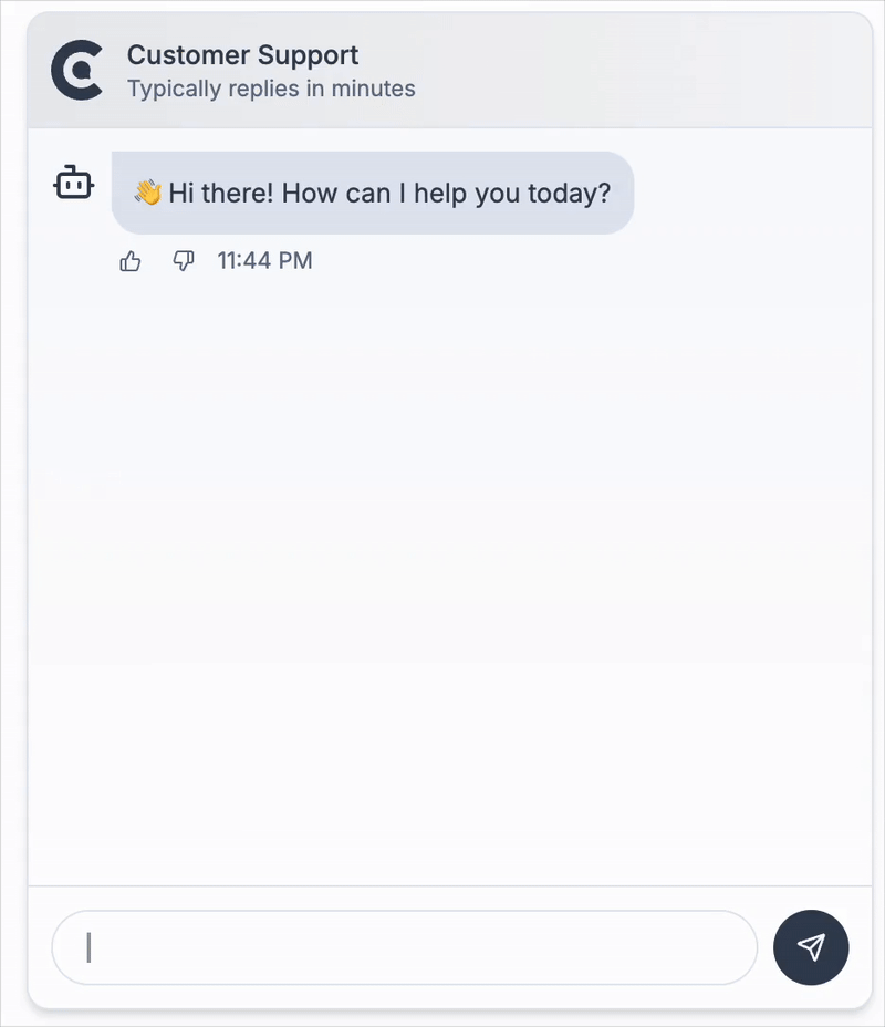Candoa Chatbot Demo