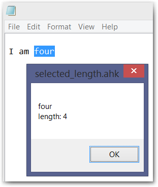 Selected Length