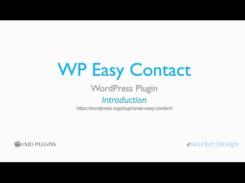Introduction Video to get you started with WP Easy Contact