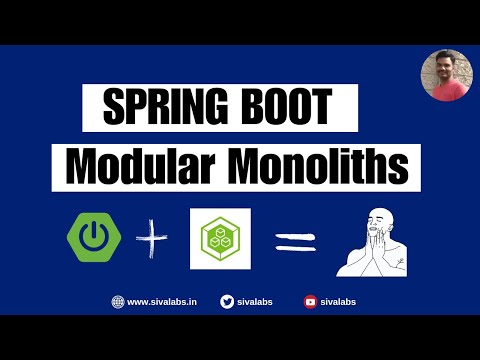 Spring Modulith Crash Course : Building Modular Monoliths using Spring Boot