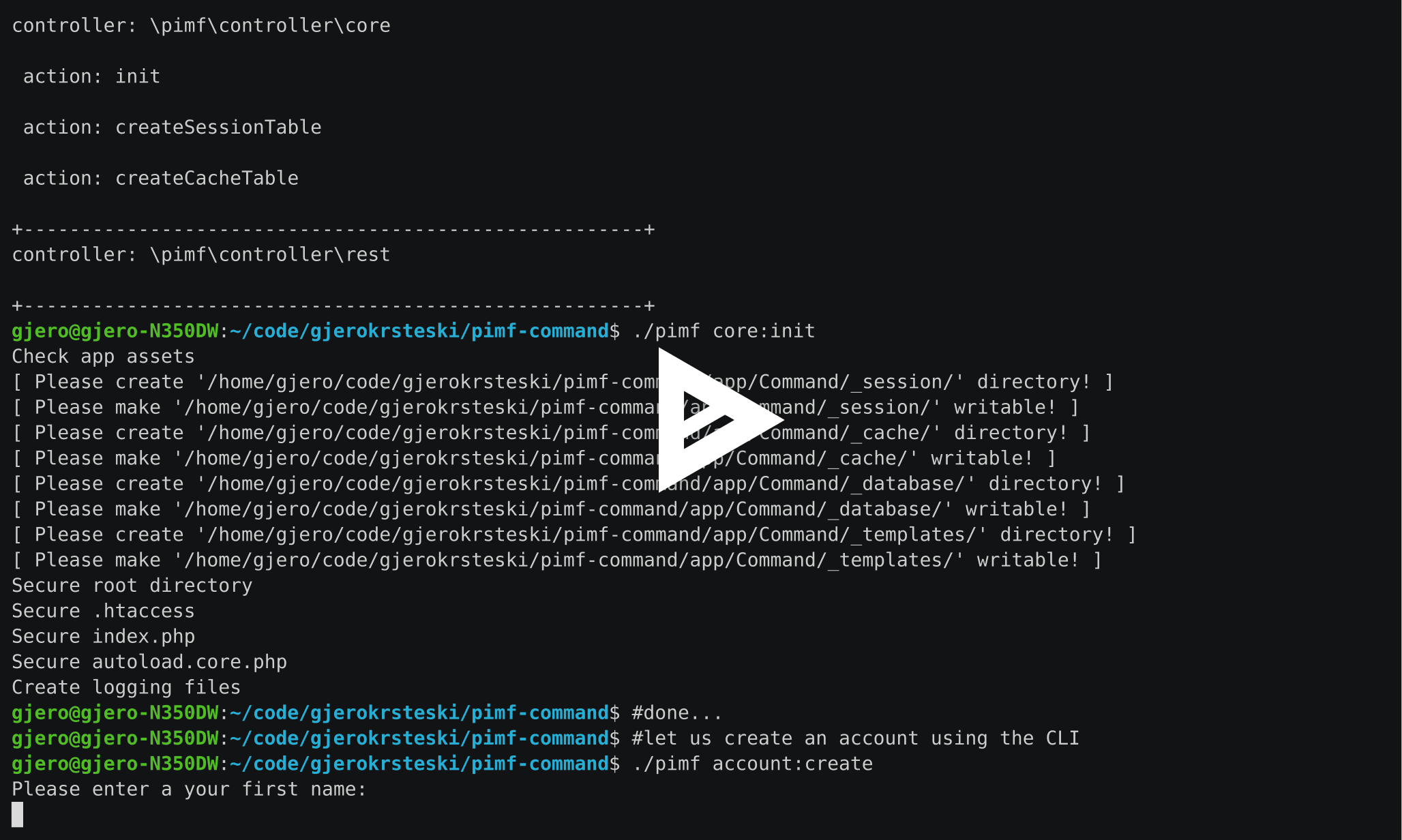 asciicast