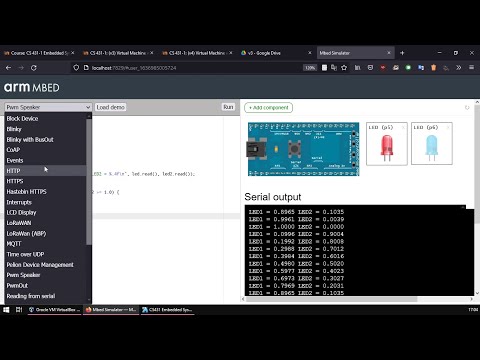 Hosting and Running mBed Simulator (api v5.10) on a VM