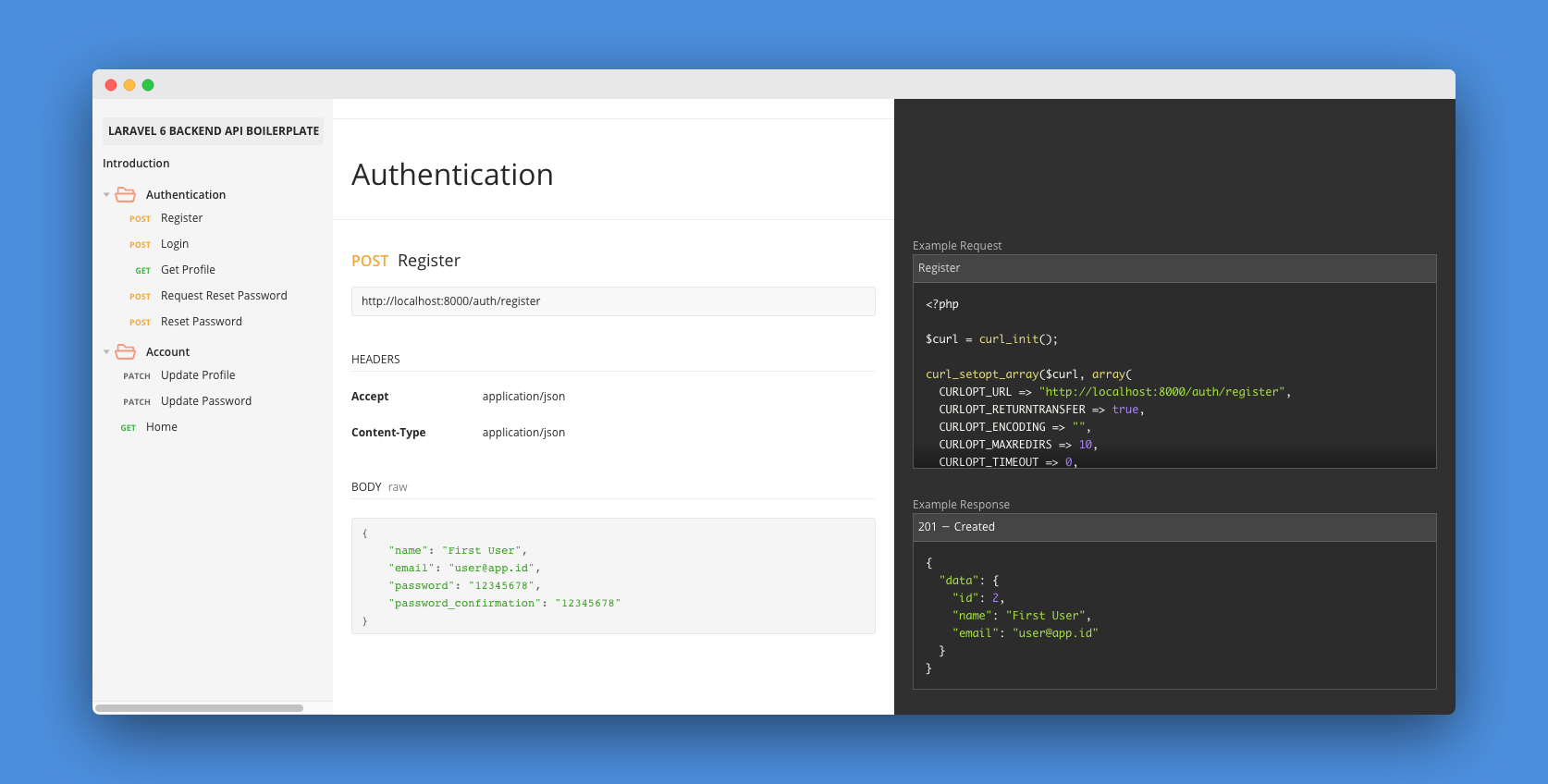 laravel6-api-boilerplate