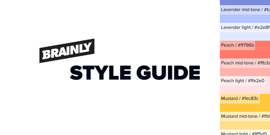 Brainly Style Guide