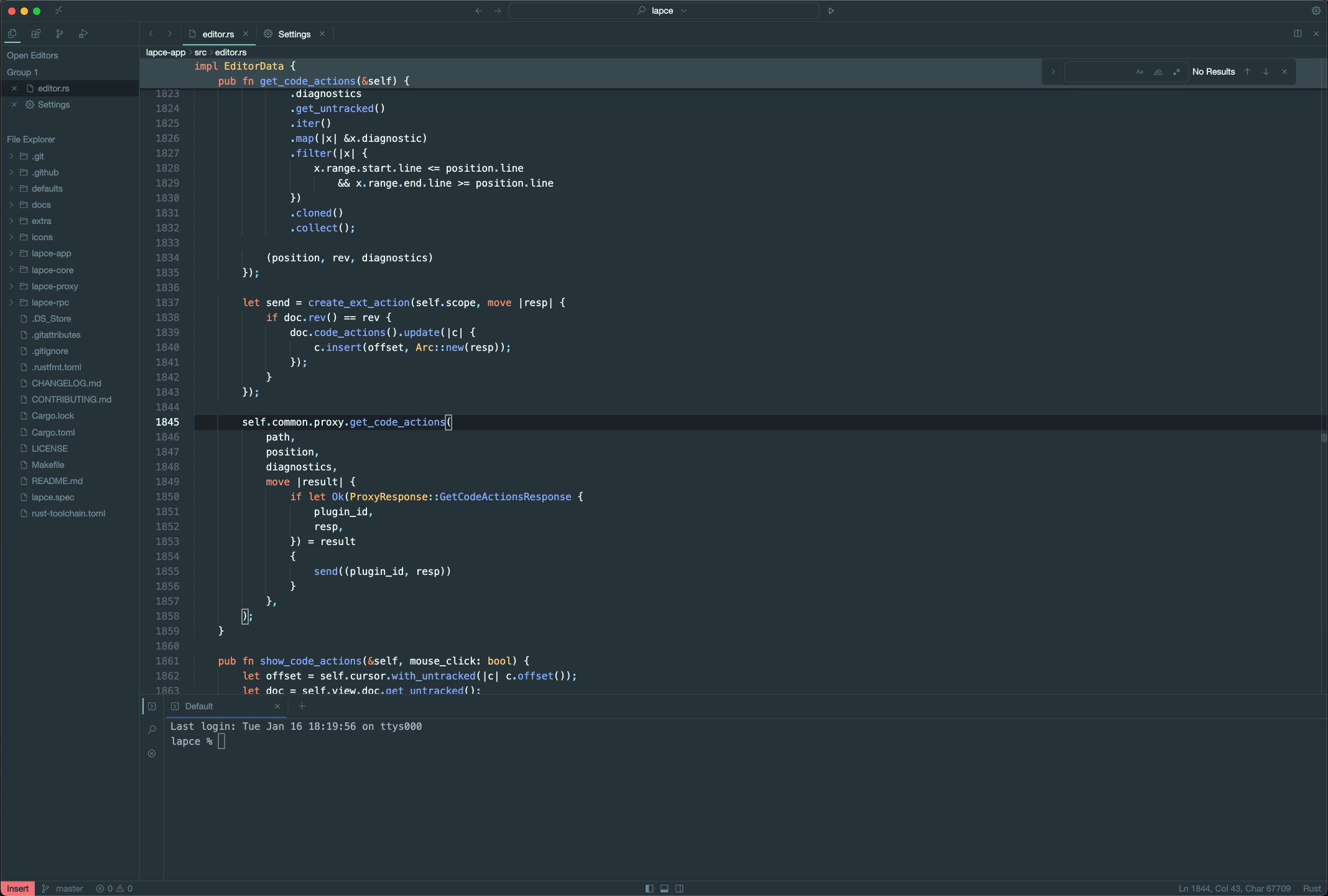 Material Theme Screenshot