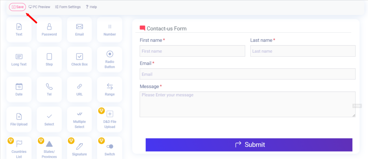 confirmation code form WordPress plugin