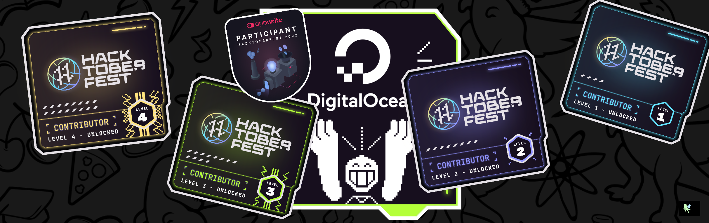 @hackerboy's Holopin board