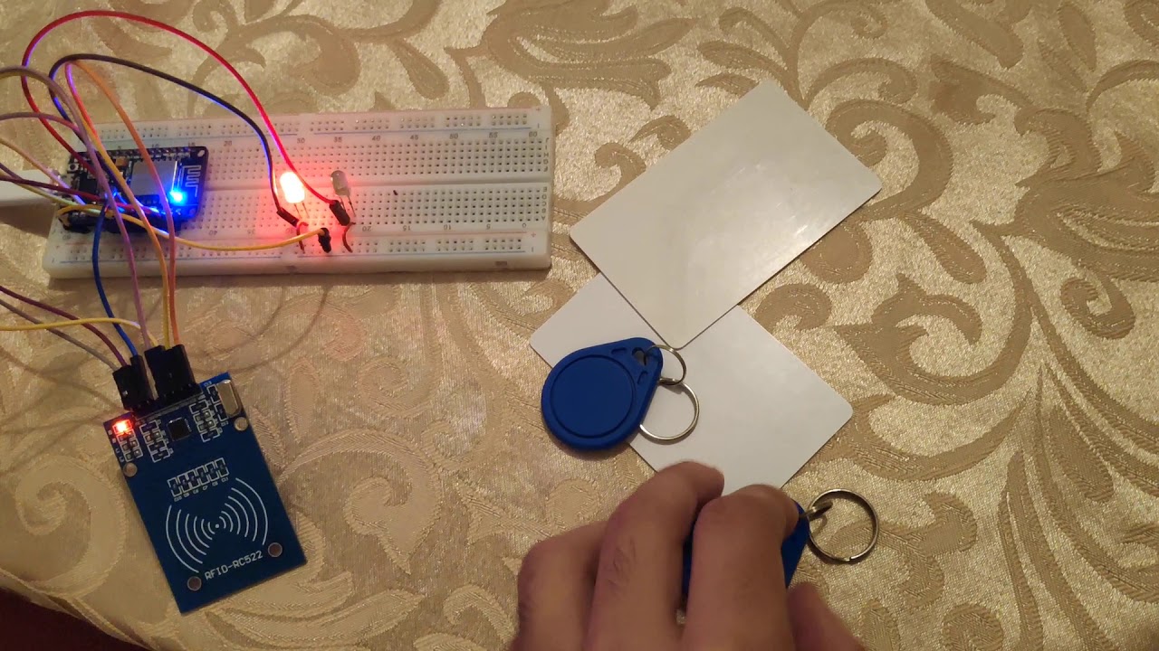 RFID attendance system using RASPBERRY PI MQTT ESP8266 RC522 and FLASK