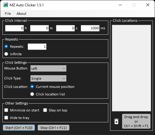 MZ Auto Clicker 1.5.1