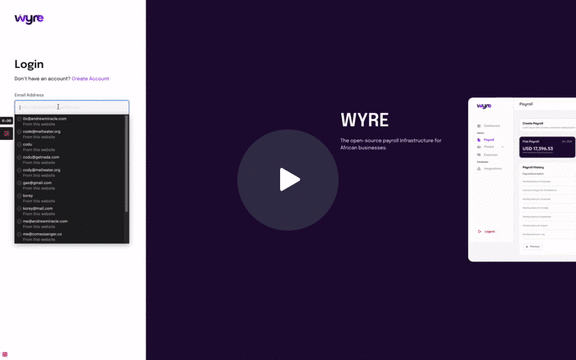 WYRE - Payroll and Expense Infrastructure