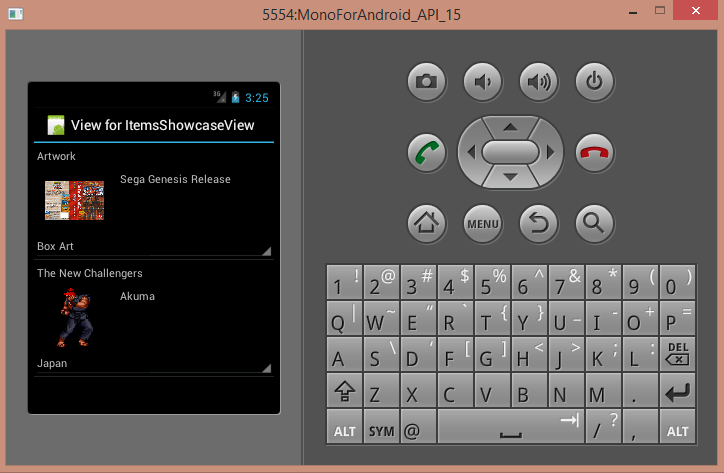Android Emulator Screenshot