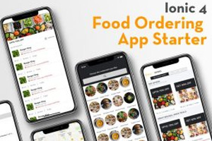 Ionic 4 Food Ordering App