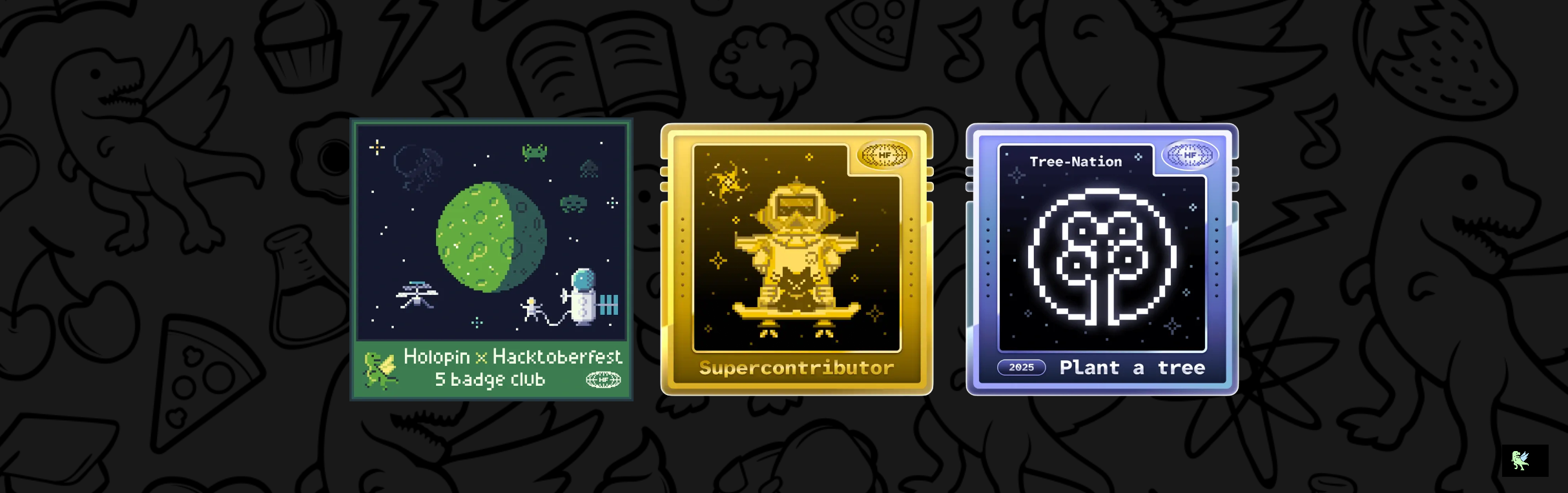 An image of @stuartmosquera's Holopin badges, which is a link to view their full Holopin profile