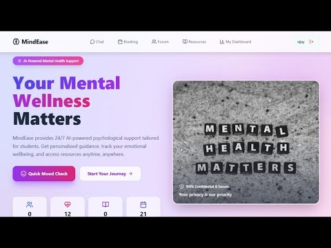 MindEase Demo Video – Click to Watch Full Tutorial & Walkthrough