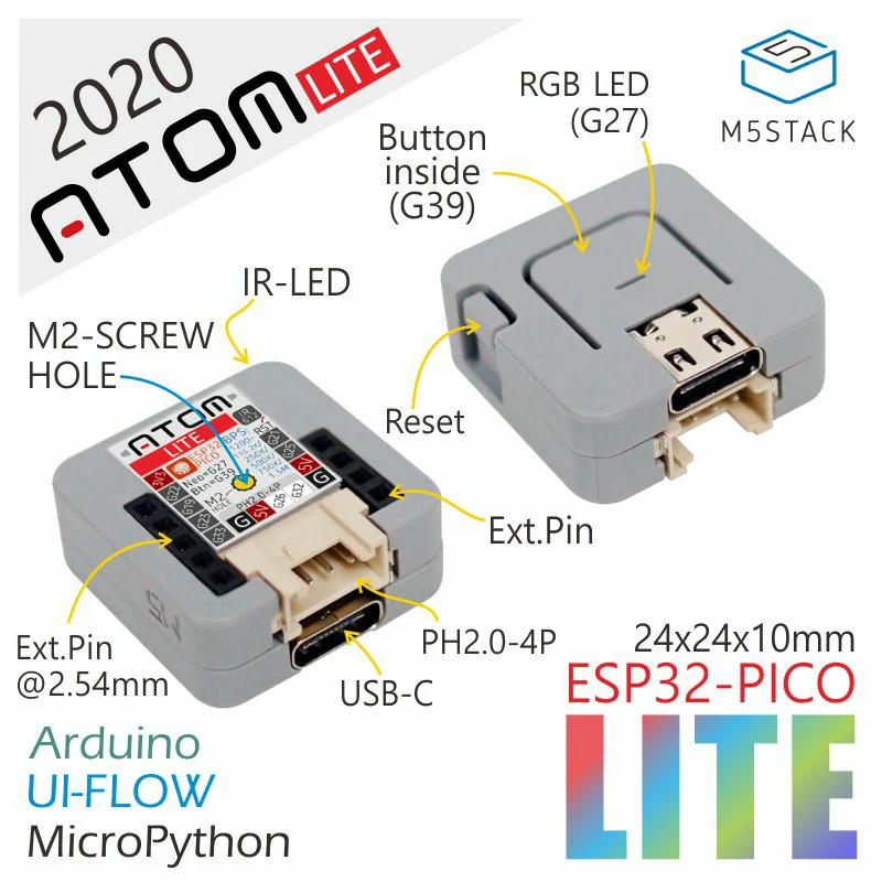 M5Stack ATOM Matrix ESP32 Development Kit