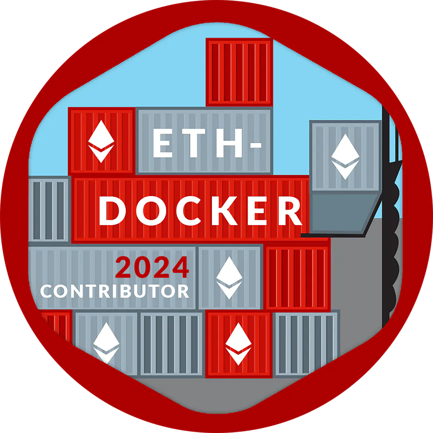 GitPOAP: 2024 eth-docker Contributor GitPOAP Badge