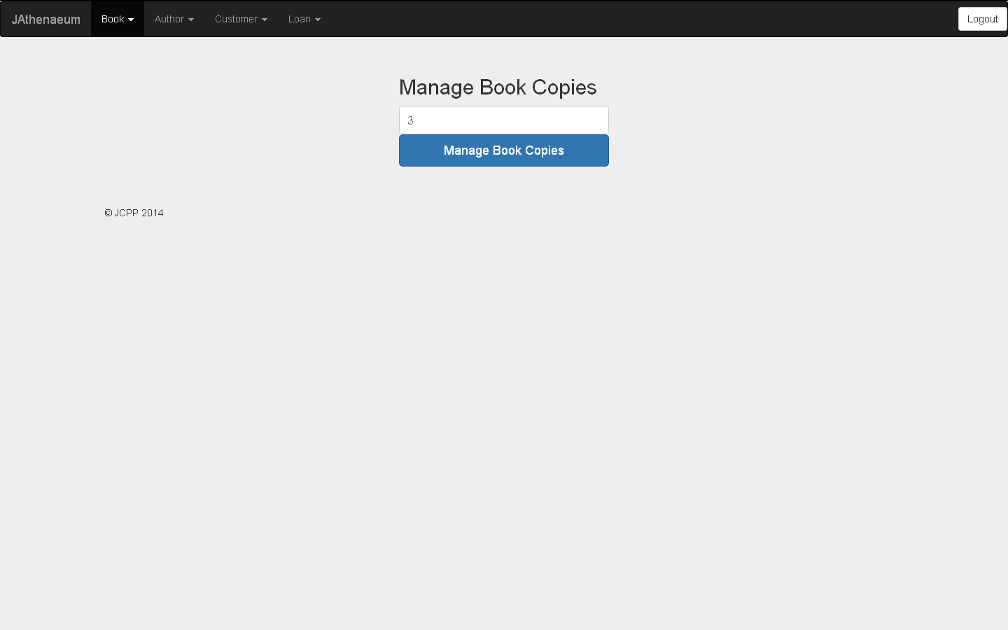 Manage Book Copies