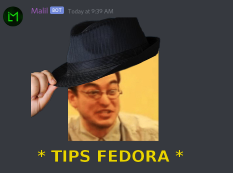 Fedora command preview