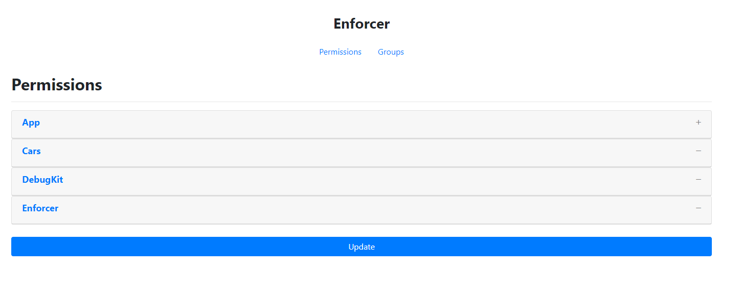 Enforcer permissions