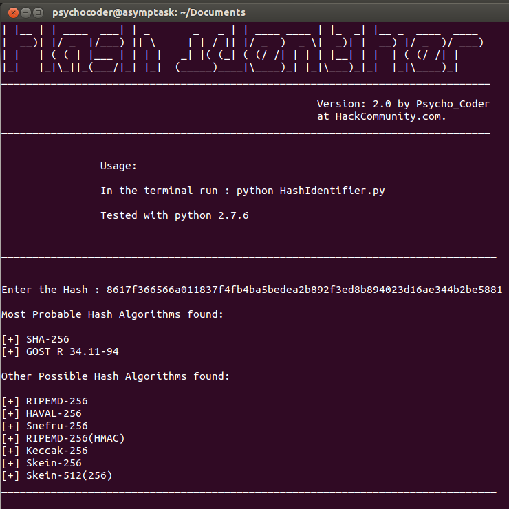 hash-identifier