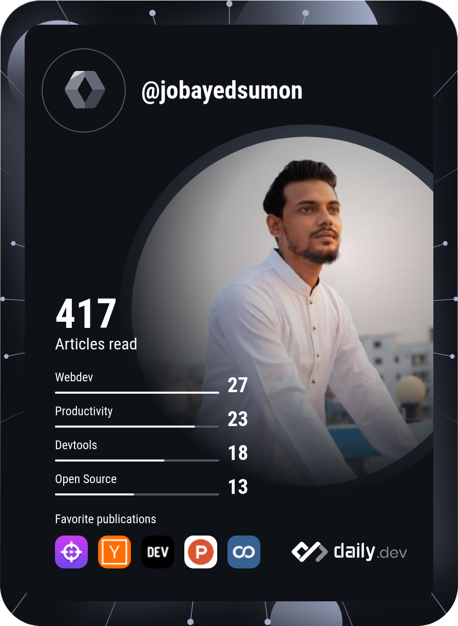 Jobayed Sumon's Dev Card