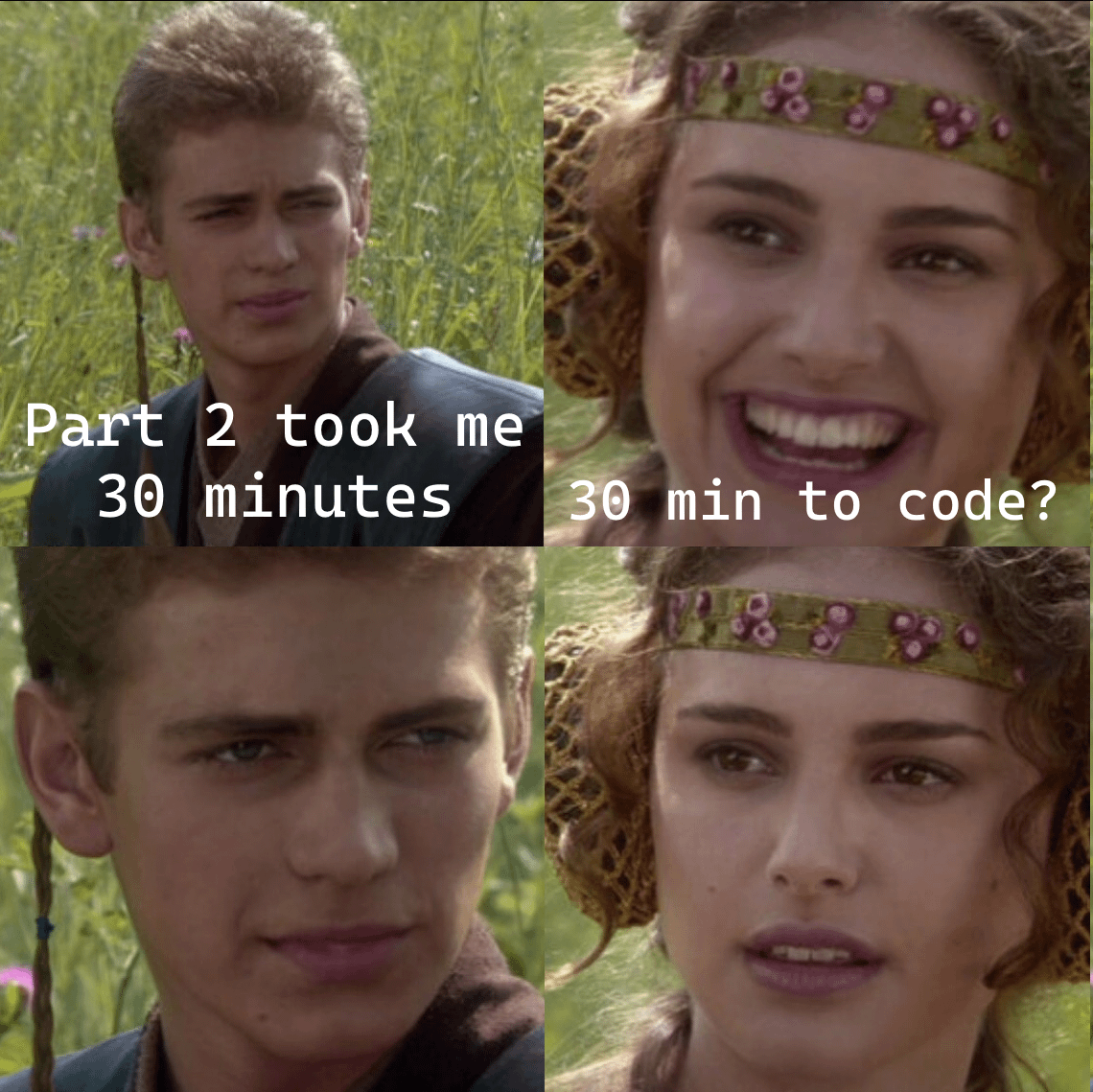 anakin and padme meme- day 6 part 2