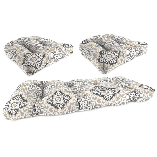 jordan-manufacturing-3-piece-rave-grey-quatrefoil-tufted-outdoor-cushion-set-1