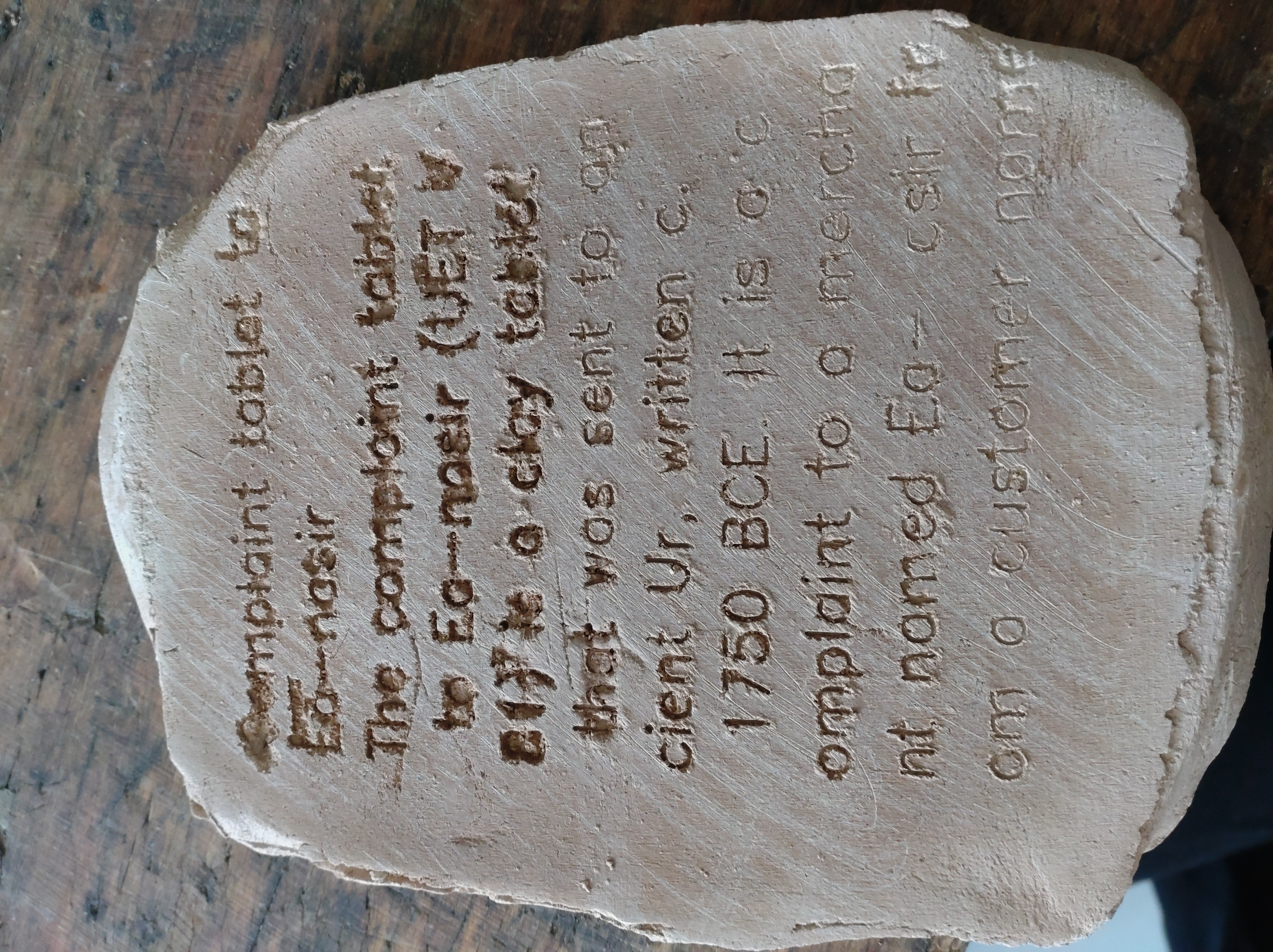 clay tablet