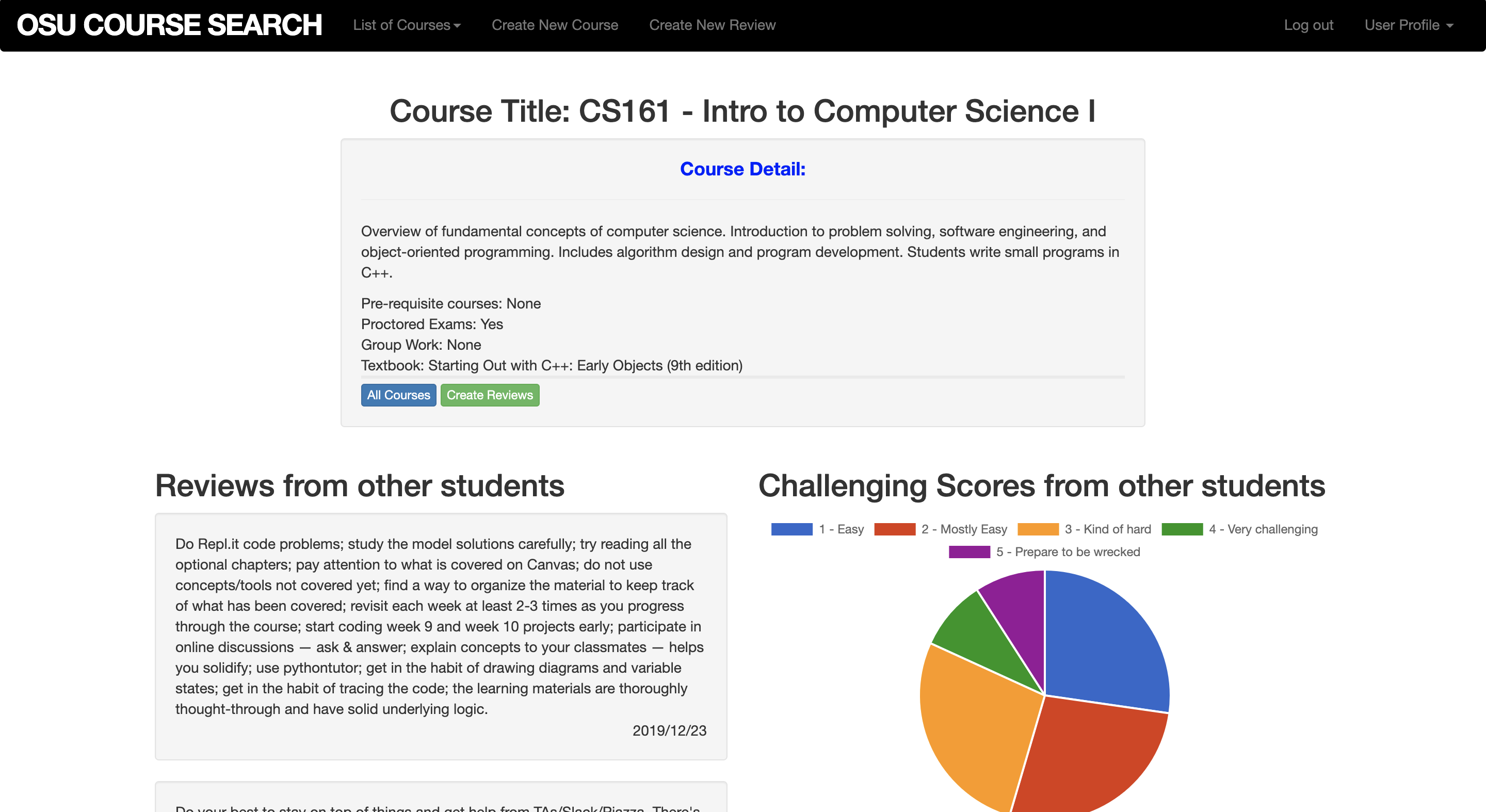 GitHub stauffer10/OSU class search: OSU CS course search web
