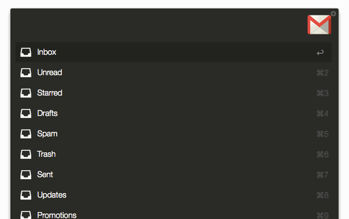 Gmail Client for Alfred Screenshot
