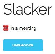 Snoozed Slack