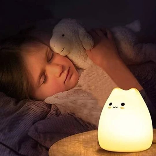 zklili-kids-night-light-cute-cat-lamp-for-bedroom-birthday-gifts-for-girls-boys-baby-silicone-nurser-1