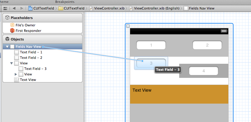 Link root view