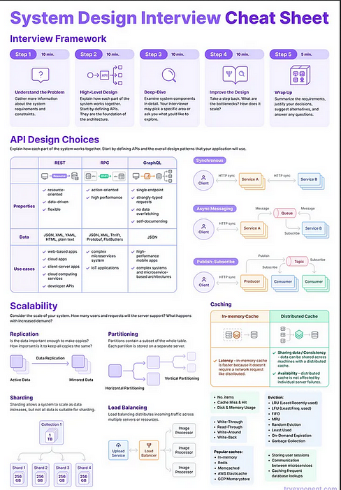 System Design Interview cheatsheet