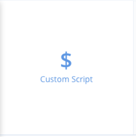 custom script