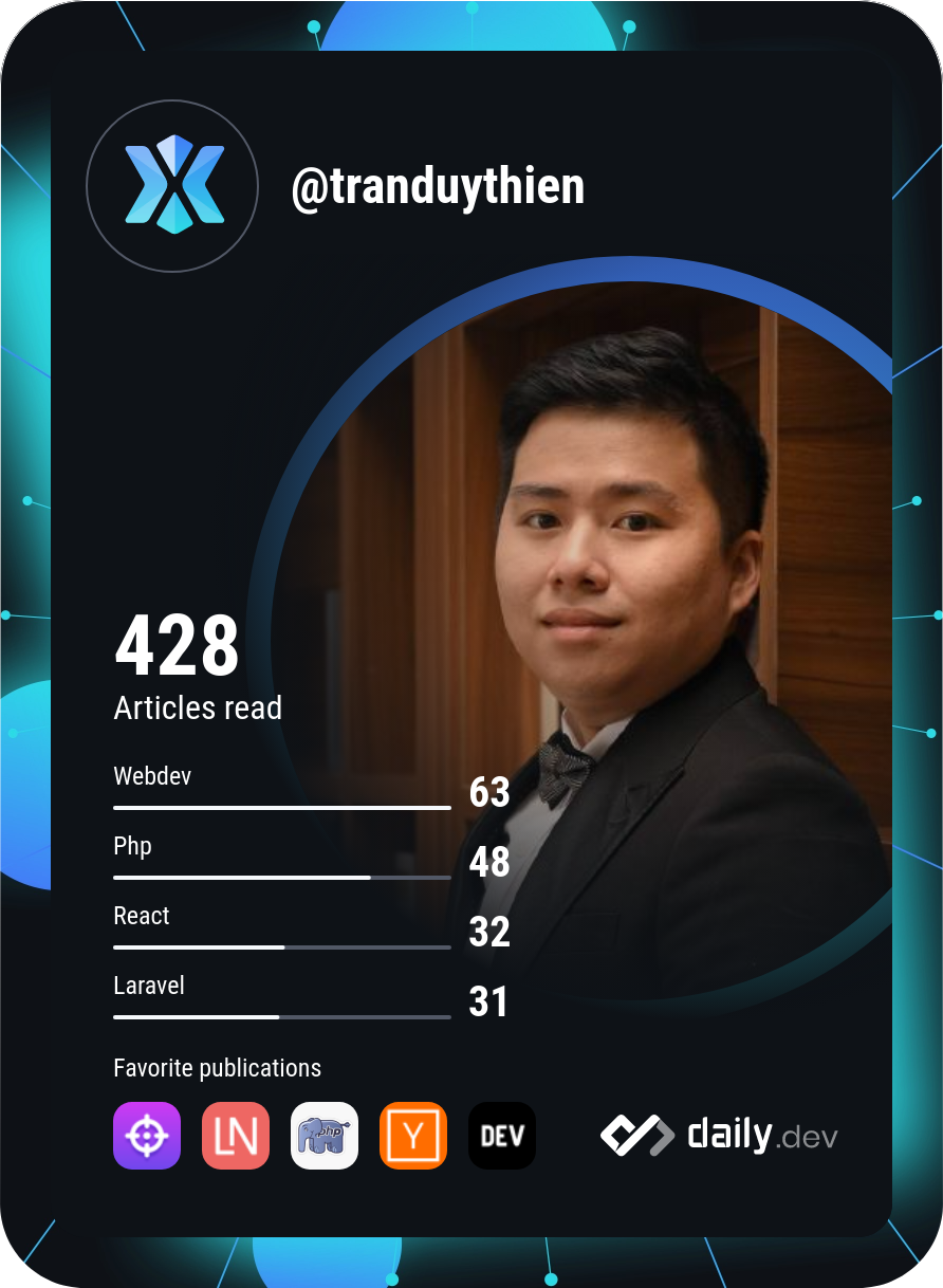 Trần Duy Thiên's Dev Card