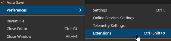 VSCode Preferences