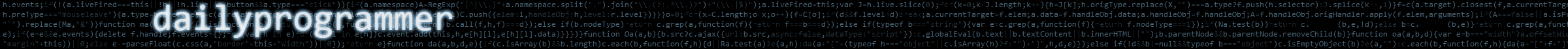 dailyprogrammer banner