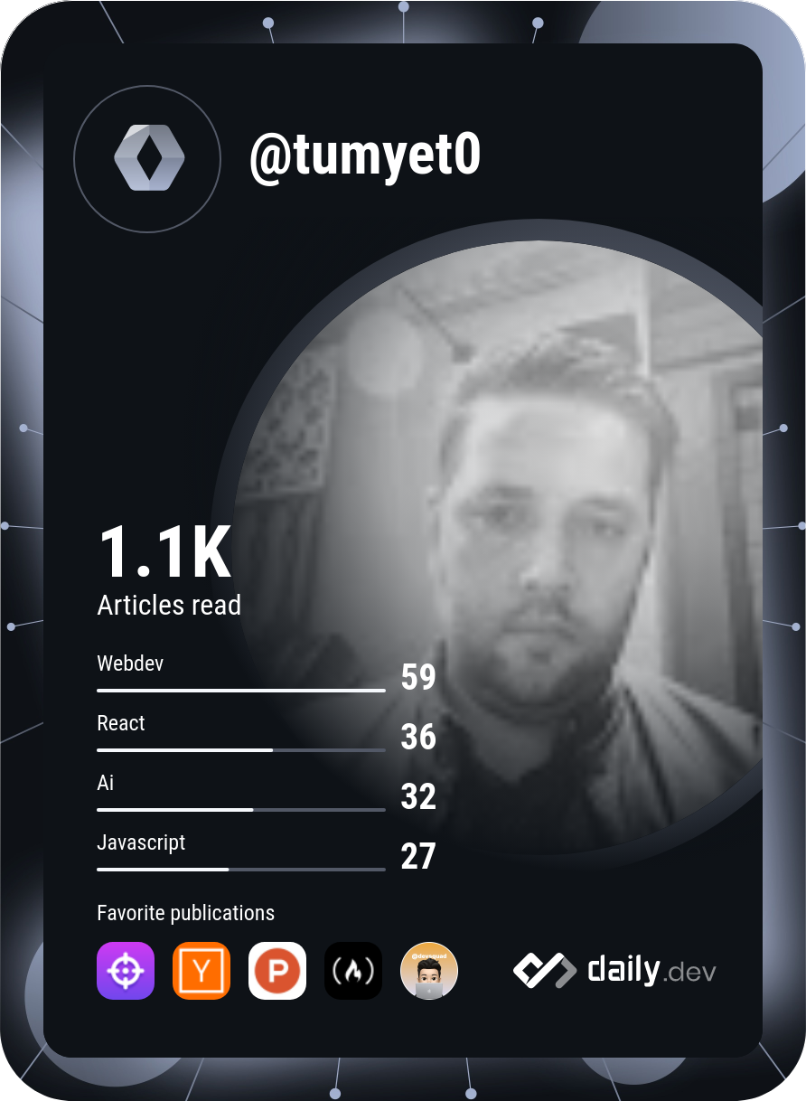 Sergio Mesa's Dev Card