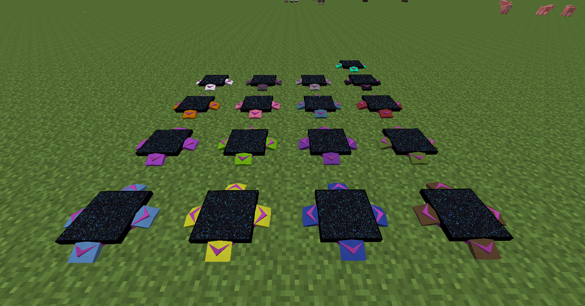 Pads With Dyed Bases