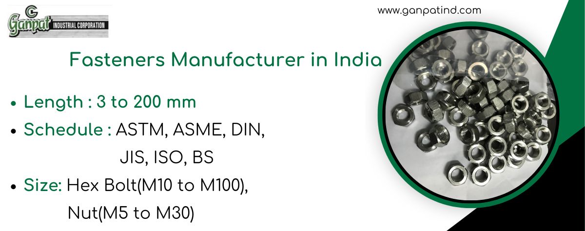 Fasteners Manufacturer in India