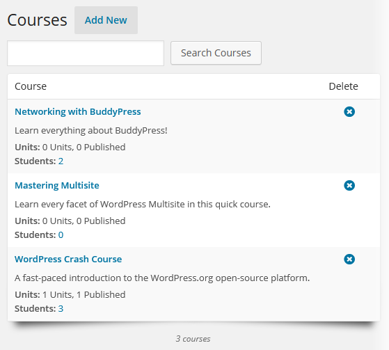 CoursePress - Courses